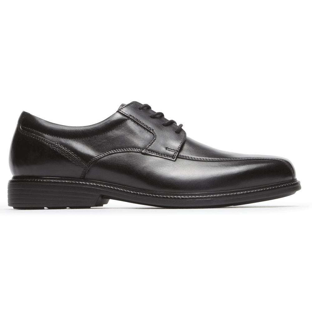 Oxfords Rockport Homem Pretas - Charles Road Bike Toe - 19762CTPQ